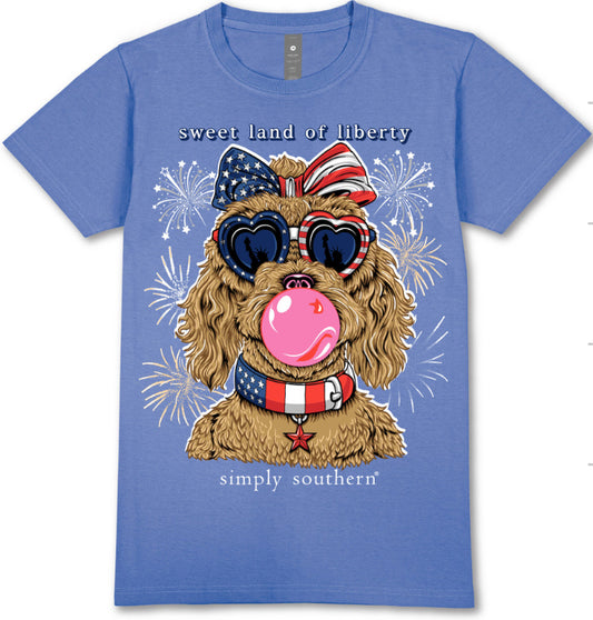 Simply Southern Youth Patriotic Tee